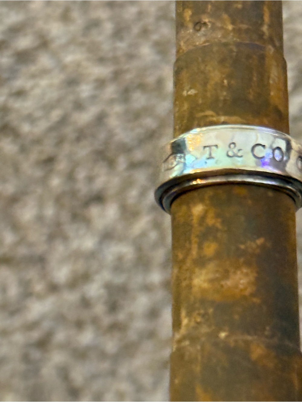 Tiffany & Co. .925 from the 1837 collection with  concave design, size 7 - Picture 12 of 15